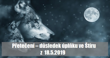 Jitka Bartošová: Přetečení – důsledek úplňku ve Štíru z 18.5.2019